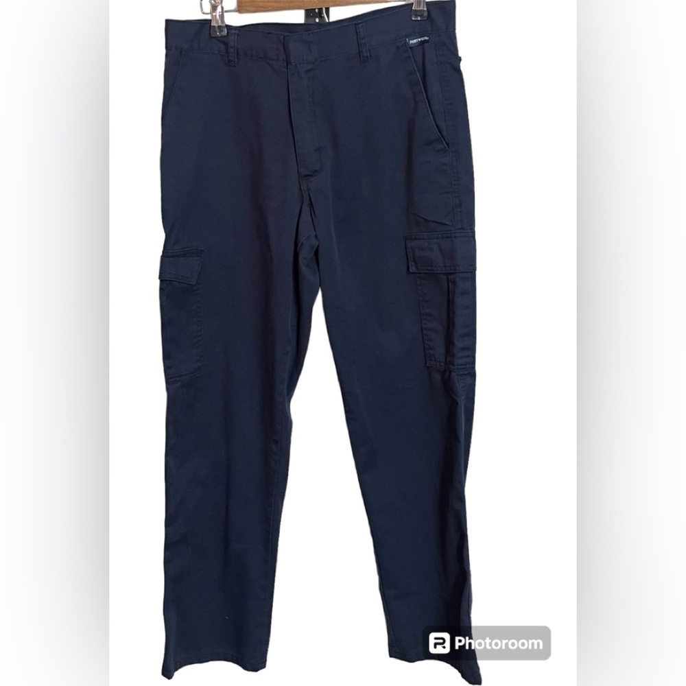 PortWest Blue Cargo Pants Sz 32